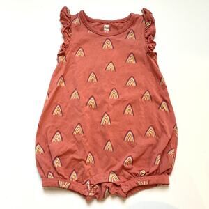 Tea Collection Ruffle Rainbow Romper